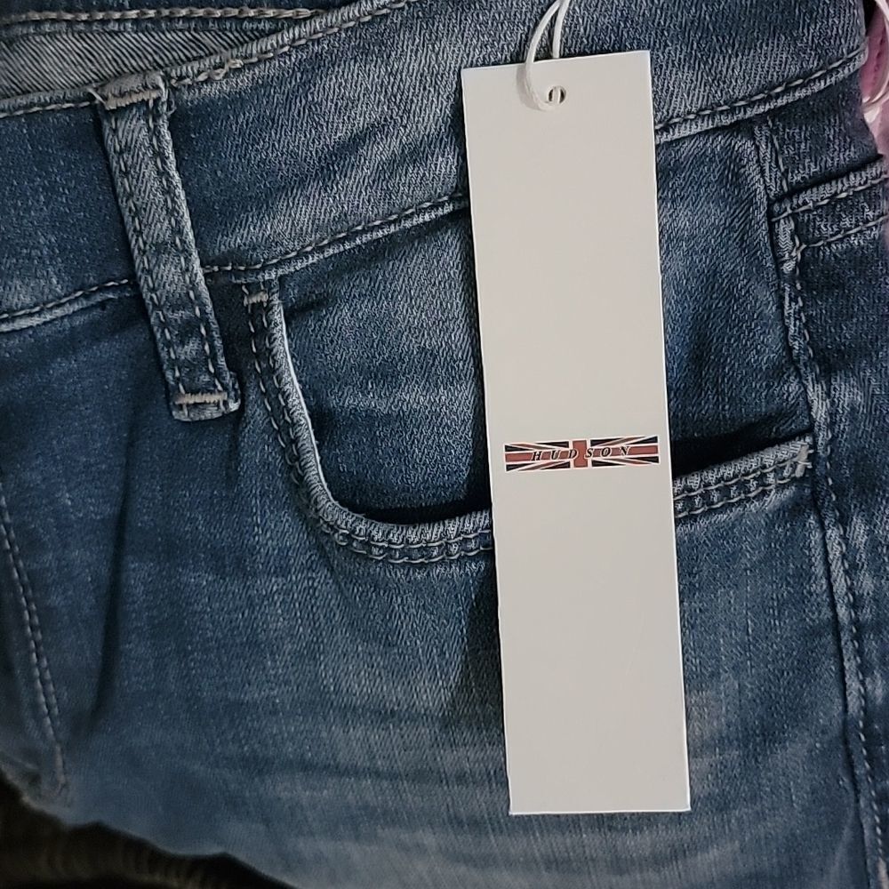 Hudson Jeans Natalie Midrise Slim Boyfriend Blue Jeans Size 26 - Picture 12 of 15